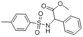 METHYL 2-([(4-METHYLPHENYL)SULFONYL]AMINO)-2-PHENYLACETATE Structure