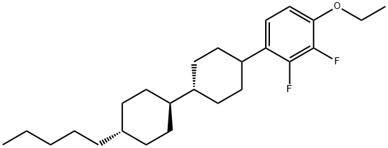 TRANS,TRANS-4''-(4-ETHOXY-2,3-DIFLUORO-PHENYL)-4-PENTYL-BICYCLOHEXYL Structure