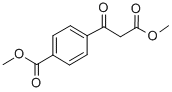 METHYL 4-METHOXYCARBONYLBENZOYLACETATE Structure