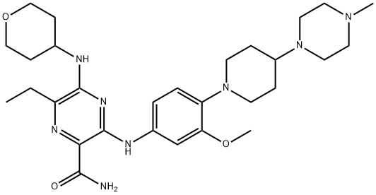 Gilteritinib Structure