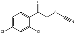 2,4-DICHLOROPHENACYL THIOCYANATE Structure