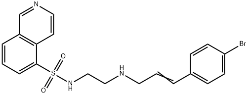 127243-85-0 N-(2-[P-BROMOCINNAMYLAMINO]ETHYL)-5-ISOQUINOLINESULFONAMIDE HYDROCHLORIDE