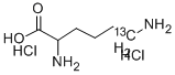 DL-LYSINE-6-13C 2HCL Structure