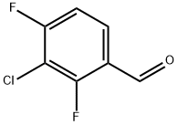 3-CHLORO-2,4-DIFLUOROBENZALDEHYDE Structure