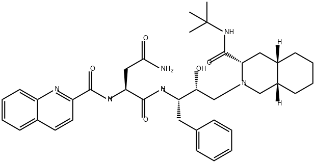 Saquinavir Structure