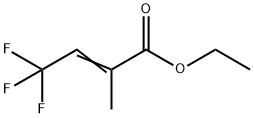 ETHYL 2-METHYL-4,4,4-TRIFLUOROCROTONATE Structure