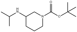 tert-butyl 3-(isopropylamino)piperidine-1-carboxylate Structure