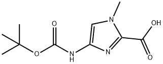 128293-64-1 4-TERT-BUTOXYCARBONYLAMINO-1-METHYL-1H-IMIDAZOLE-2-CARBOXYLIC ACID