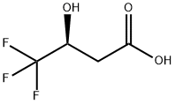 (S)-4,4,4-TRIFLUORO-3-HYDROXYBUTYRIC ACID Structure