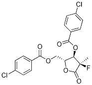 1294481-79-0 (2R)-2-Deoxy-2-fluoro-2-Methyl-D-erythro-pentonic acid-g-lactone 3,5-bis(4-chlorobenzoate)