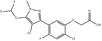 PYRAFLUFEN ETHYL Structure