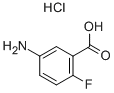 5-AMINO-2-FLUOROBENZOIC ACID HYDROCHLORIDE Structure