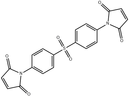 BIS(4-MALEIMIDOPHENYL)SULFONE Structure