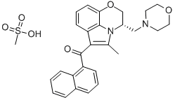 S(-)-WIN 55 212-3 MESYLATE Structure