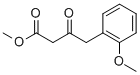 4-(2-METHOXY-PHENYL)-3-OXO-BUTYRIC ACID METHYL ESTER Structure