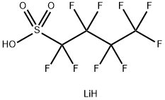 LITHIUM NONAFLUOROBUTANESULFONATE Structure