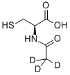 N-Acetyl-d3-L-cysteine Structure