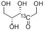 D-[2-13C]THREO-PENT-2-ULOSE Structure