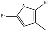 2,5-DIBROMO-3-METHYLTHIOPHENE Structure