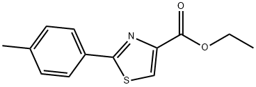 2-P-TOLYL-THIAZOLE-4-CARBOXYLIC ACID ETHYL ESTER Structure