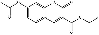 ETHYL 7-ACETOXYCOUMARIN-3-CARBOXYLATE Structure