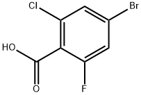 1321613-01-7 4-BROMO-2-FLUORO-6-CHLOROBENZOIC ACID