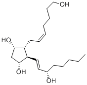 1,9ALPHA, 11ALPHA, 15S-TETRAHYDROXYPROSTA-5Z, 13E-DIENE Structure