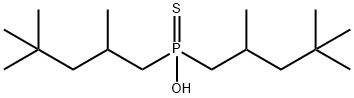 Diisooctylthiophosphinic acid Structure