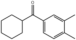 CYCLOHEXYL 3,4-DIMETHYLPHENYL KETONE Structure