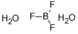 Boron trifluoride dihydrate Structure