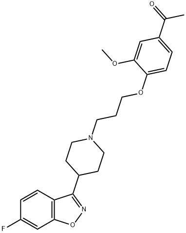 ILOPERIDONE Structure