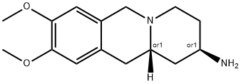 2-AMINO-8,9-DIMETHOXY-1,3,4,6,11,11A-HEXAHYDRO-2H-BENZO[B]QUINOLIZINE Structure