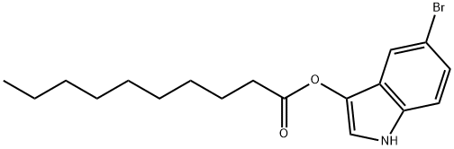 5-Bromo-3-indolyldecanoate Structure