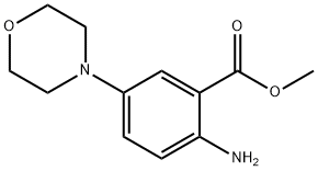 methyl 2-amino-5-morpholin-4-ylbenzoate Structure