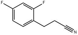 2,4-DIFLUOROBENZENEPROPANENITRILE Structure