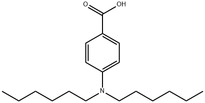 4-(DIHEXYLAMINO)BENZOIC ACID Structure