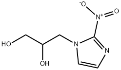 1,2-PROPANEDIOL, 3-(2-NITRO-1H-IMIDAZOL-1-YL)- Structure