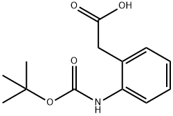 BOC-(2-AMINOPHENYL)ACETIC ACID Structure