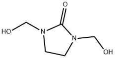 DIMETHYLOL ETHYLENE UREA Structure