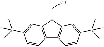 2 7-DI-TERT-BUTYL-9-FLUORENYLMETHANOL Structure