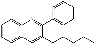 3-PENTYL-2-PHENYL-QUINOLINE Structure