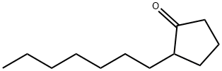 2-N-HEPTYLCYCLOPENTANONE Structure