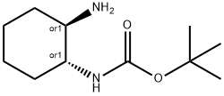 1-N-BOC-1,2-TRANS-CYCLOHEXYLDIAMINE Structure