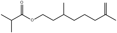 CITRONELLYL ISOBUTYRATE Structure