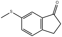 6-(METHYLTHIO)-1-INDANONE  96 Structure