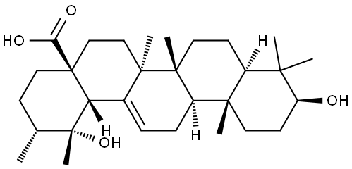 POMOLIC ACID Structure