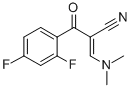 2-(2,4-DIFLUOROBENZOYL)-3-(DIMETHYLAMINO)ACRYLONITRILE Structure