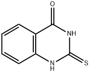 2-MERCAPTO-4(3H)-QUINAZOLINONE Structure