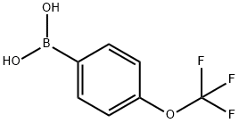 4-Trifluoromethoxyphenylboronic acid Structure