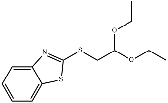 2-[(2,2-DIETHOXYETHYL)THIO]-1,3-BENZOTHIAZOLE Structure